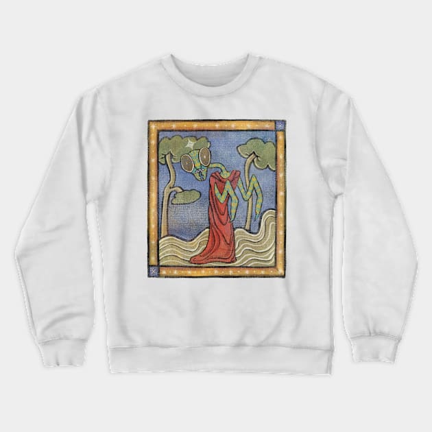 Medieval Mantin Man Crewneck Sweatshirt by INOGArt